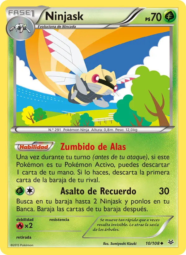 Ninjask (Cielos Rugientes #10/108)
