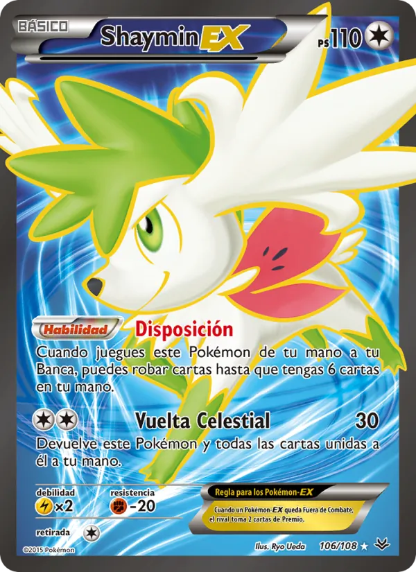 Shaymin EX (Cielos Rugientes #106/108)