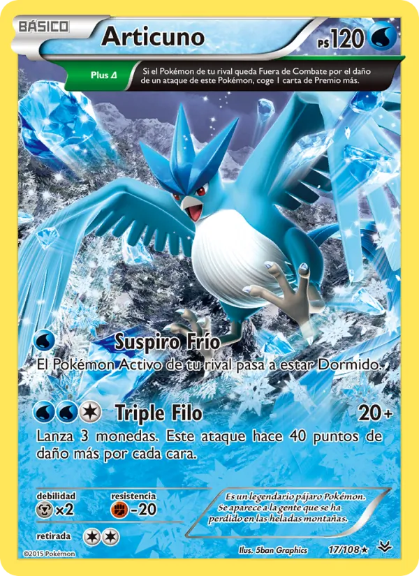 Articuno (Roaring Skies #17/108)