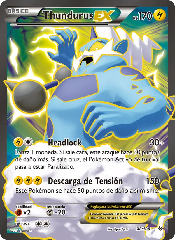 Thundurus EX (Cielos Rugientes #98/108)