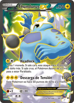 Thundurus EX (Cielos Rugientes #98/108)