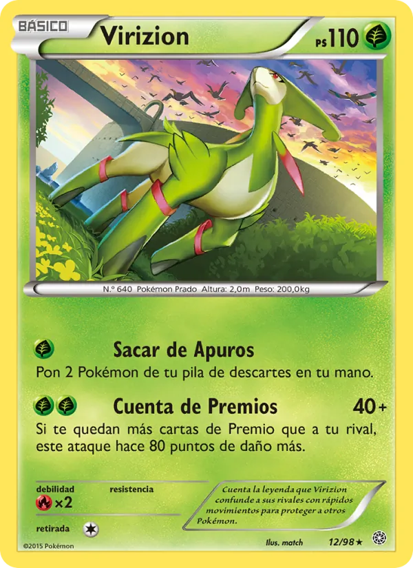 Virizion (Antiguos Orígenes #12/98)