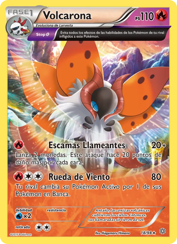 Volcarona (Antiguos Orígenes #18/98)