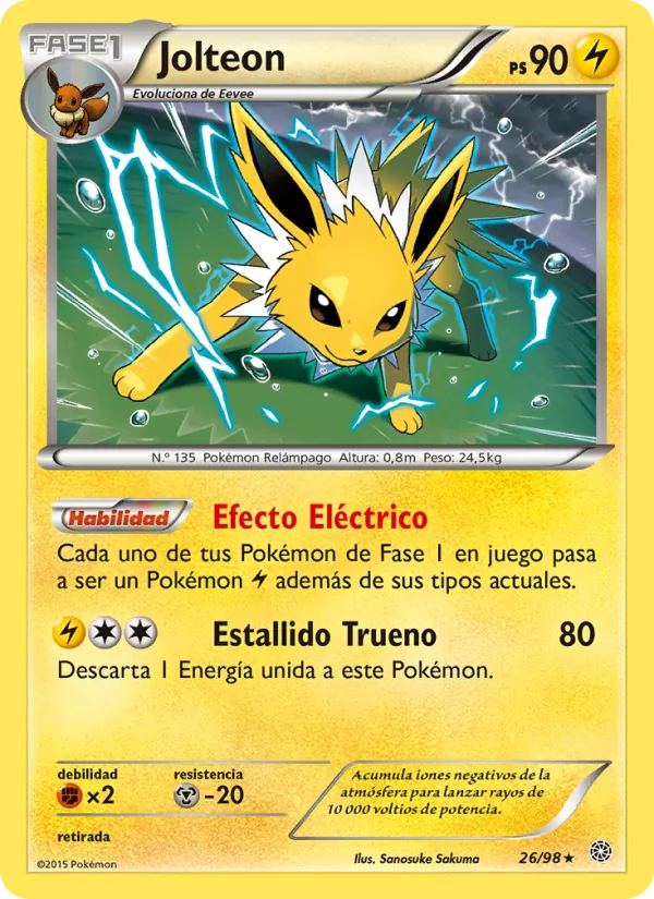 Jolteon (Antiguos Orígenes #26/98)