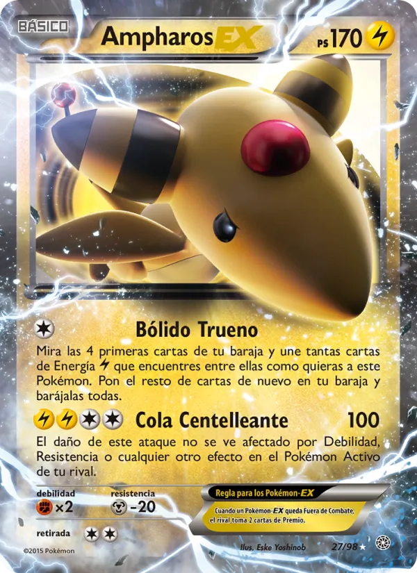 Ampharos EX (Antiguos Orígenes #27/98)