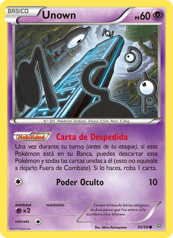Unown (Antiguos Orígenes #30/98)