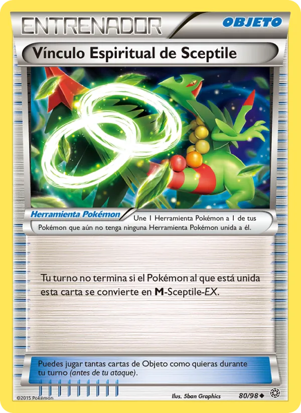 Vínculo Espiritual de Sceptile (Antiguos Orígenes #80/98)