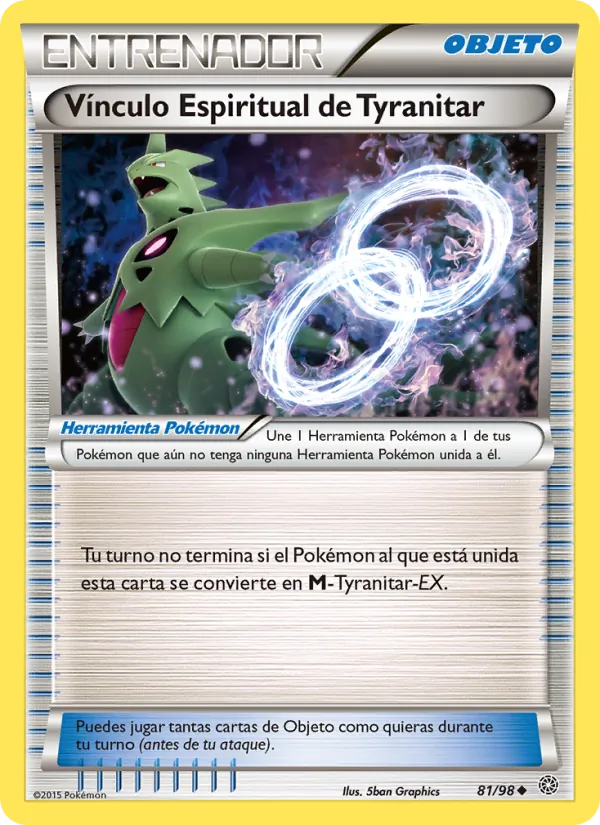 Vínculo Espiritual de Tyranitar (Antiguos Orígenes #81/98)