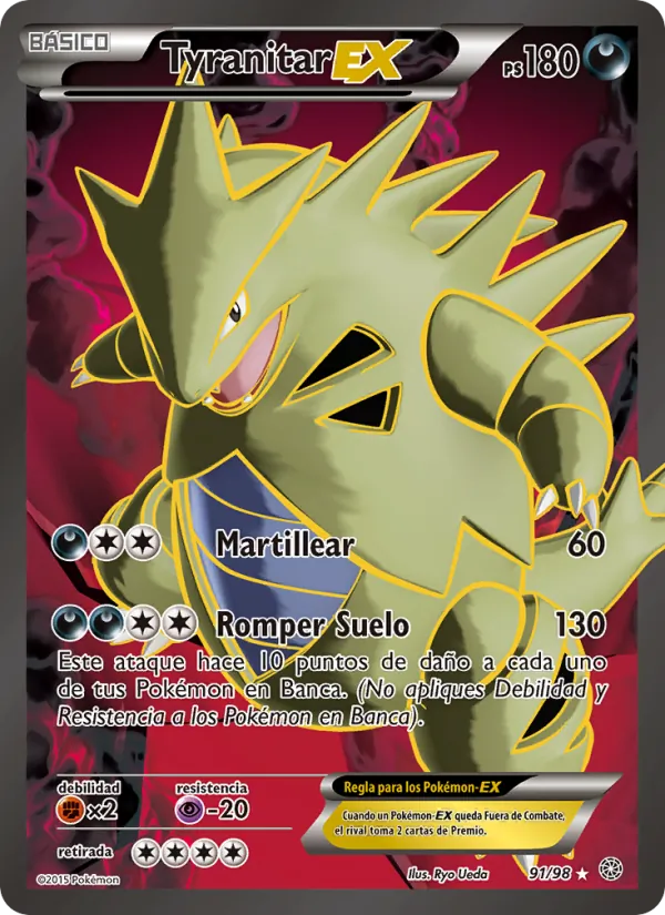 Tyranitar EX (Antiguos Orígenes #91/98)