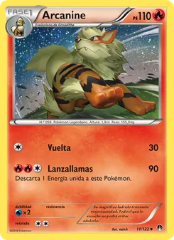 Arcanine (TURBOLímite #11/122)