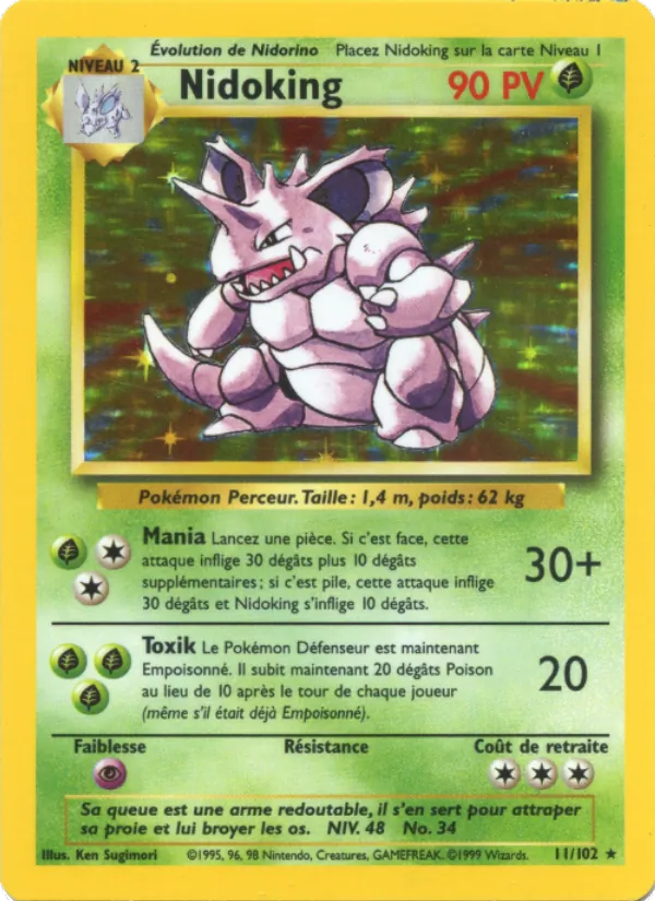 Nidoking (Set de Base #11/102)