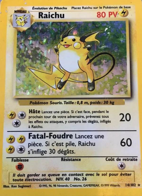 Raichu (Set de Base #14/102)