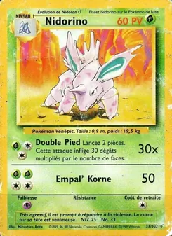 Nidorino (Set de Base #37/102)