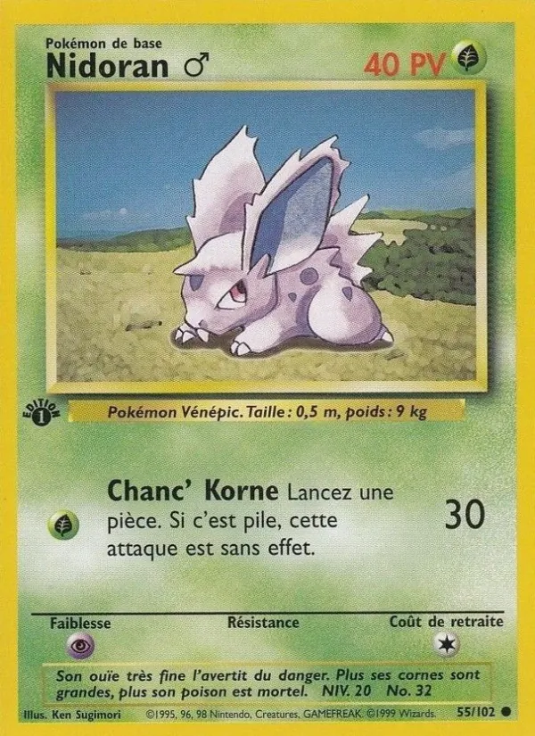 Nidoran ♂ (Set de Base #55/102)