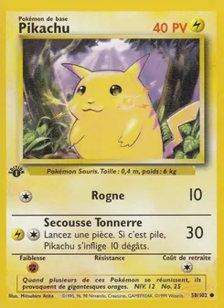 Pikachu (Set de Base #58/102)