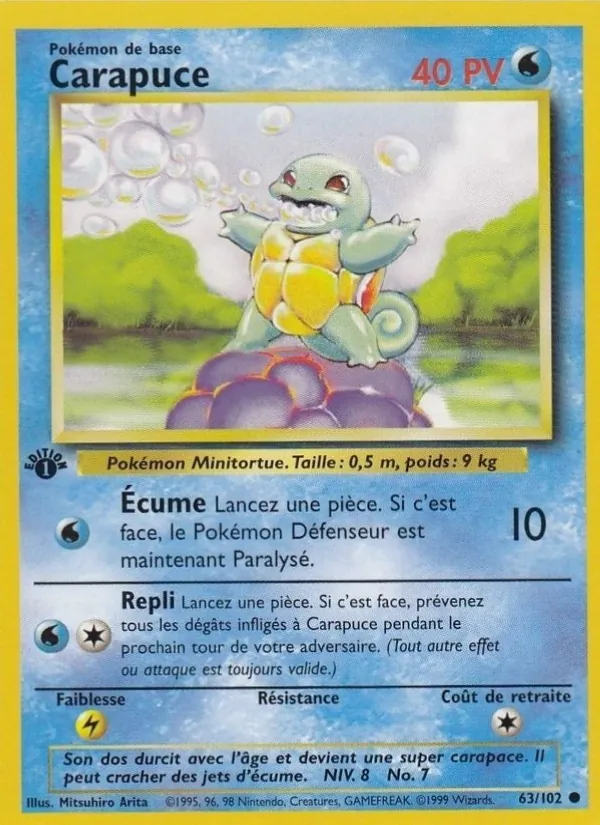 Carapuce (Set de Base #63/102)