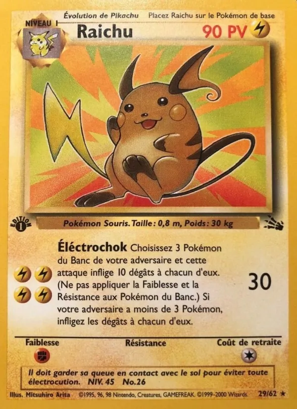 Raichu (Fossile #29/62)
