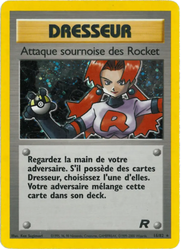 Attaque sournoise des Rocket (Team Rocket #16/82)
