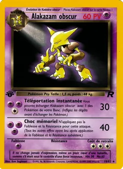 Alakazam obscur (Team Rocket #18/82)