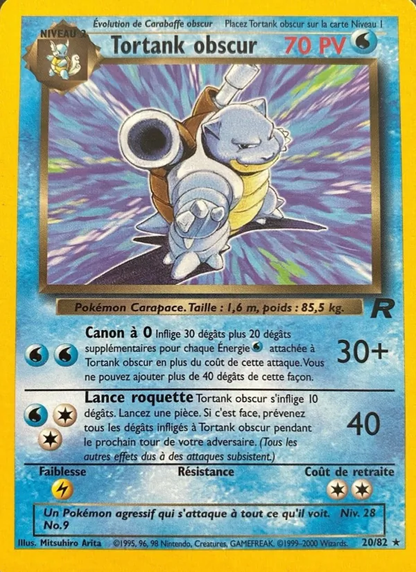 Tortank obscur (Team Rocket #20/82)