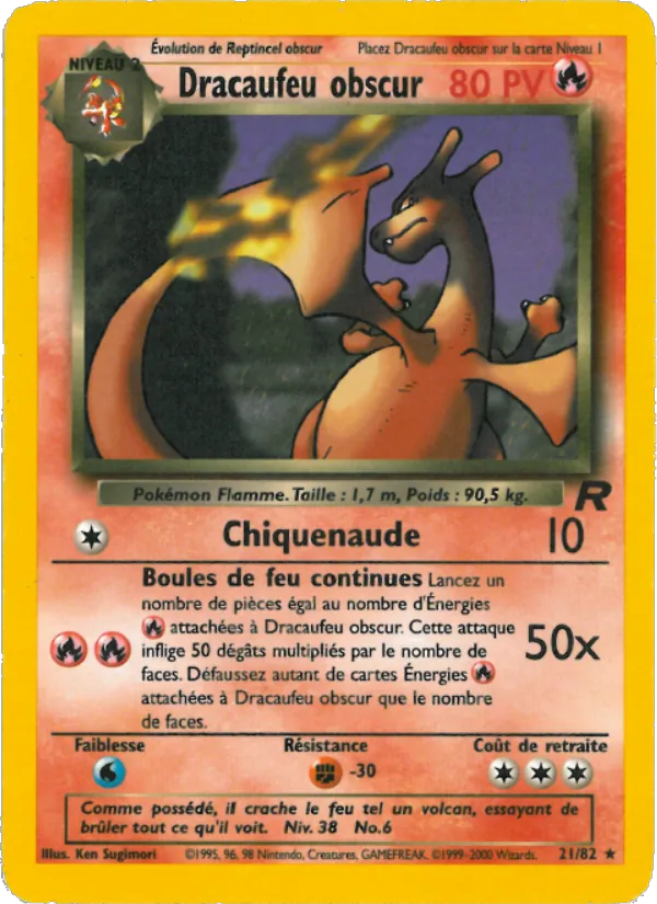 Dracaufeu obscur (Team Rocket #21/82)