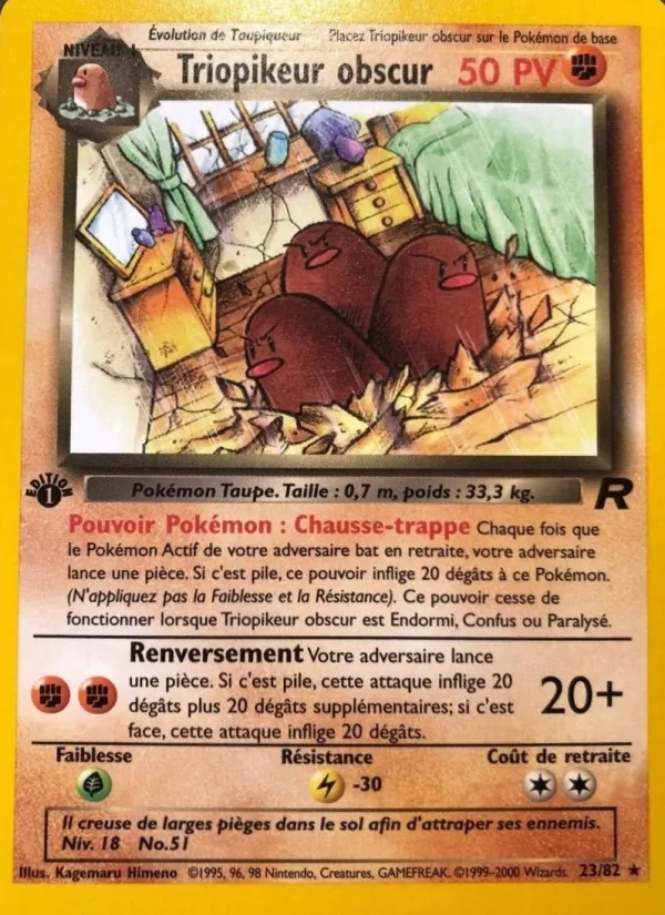 Triopikeur obscur (Team Rocket #23/82)