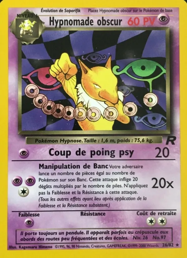 Hypnomade obscur (Team Rocket #26/82)