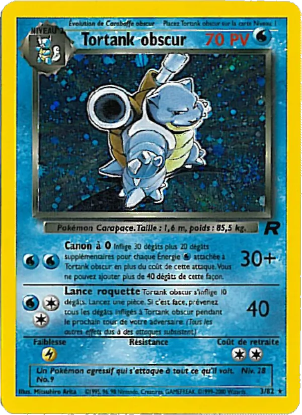 Tortank obscur (Team Rocket #3/82)