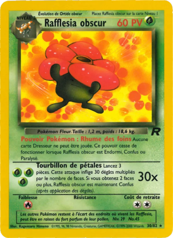 Rafflesia obscur (Team Rocket #30/82)
