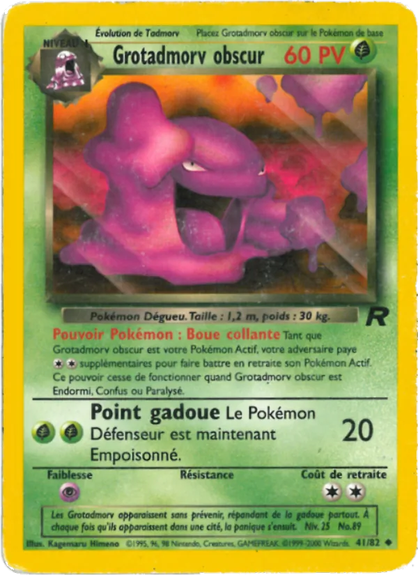 Grotadmorv obscur (Team Rocket #41/82)