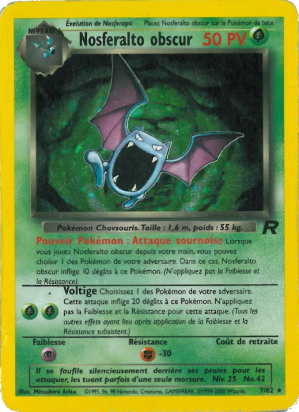 Nosferalto obscur (Team Rocket #7/82)