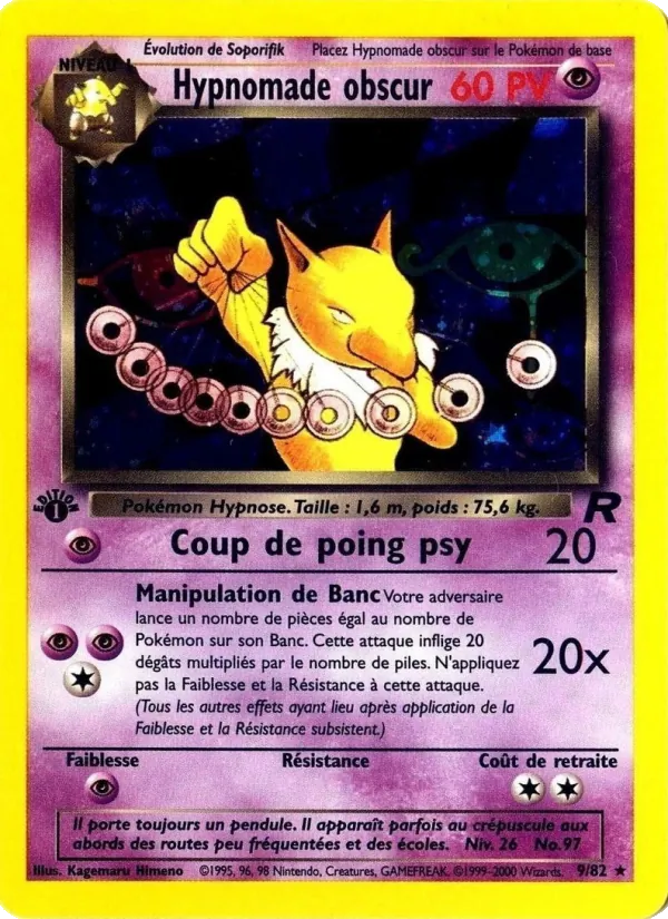 Hypnomade obscur (Team Rocket #9/82)