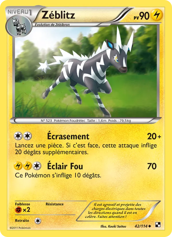 Zéblitz (Black & White #42/114)