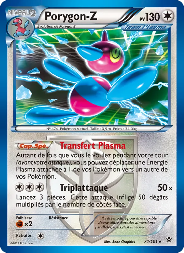 Porygon-Z (Plasma Blast #74/101)
