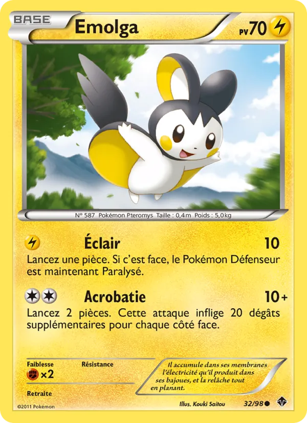 Emolga (Emerging Powers #32/98)