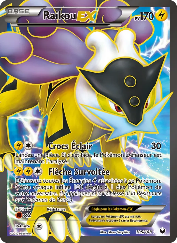 Raikou-EX (Explorateurs Obscurs #105/108)