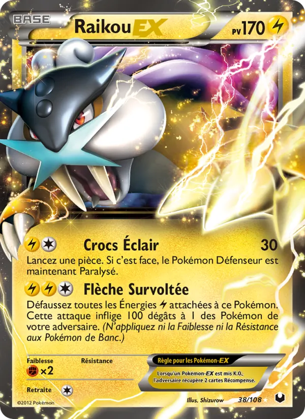 Raikou-EX (Dark Explorers #38/108)