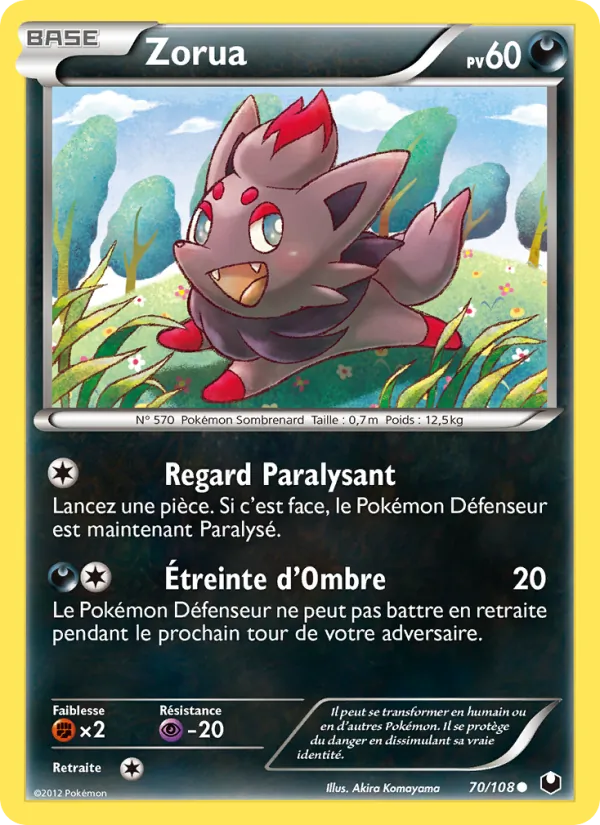 Zorua (Explorateurs Obscurs #70/108)
