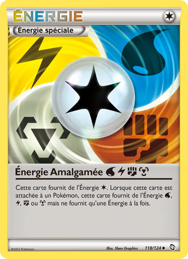 Énergie Amalgamée WaterLightningFightingMetal (Dragons Exalted #118/124)