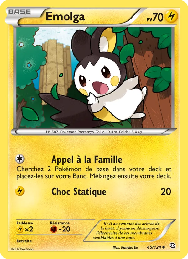 Emolga (Dragons Exalted #45/124)