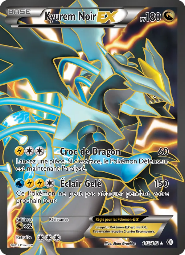 Kyurem Noir-EX (Boundaries Crossed #145/149)