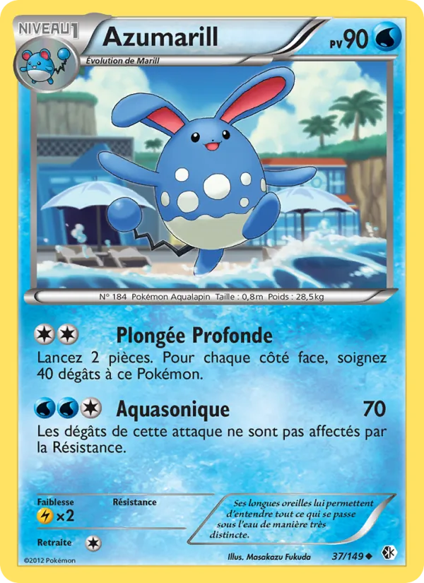 Azumarill (Boundaries Crossed #37/149)