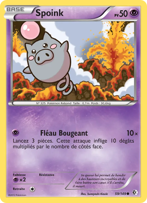 Spoink (Boundaries Crossed #59/149)