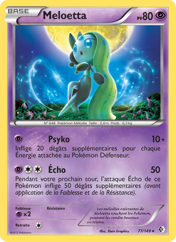 Meloetta (Boundaries Crossed #77/149)