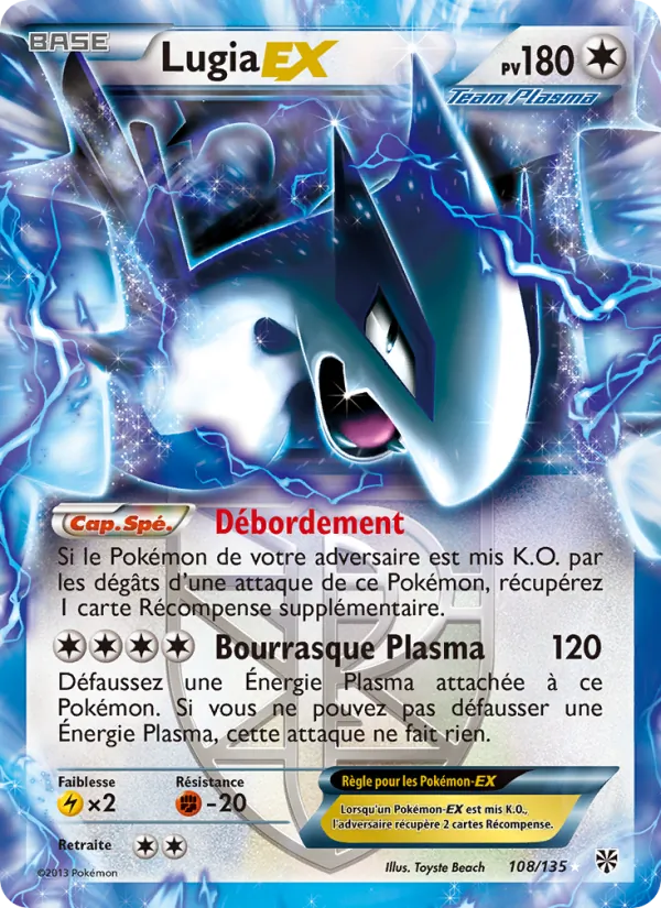 Lugia-EX (Tempète Plasma #108/135)