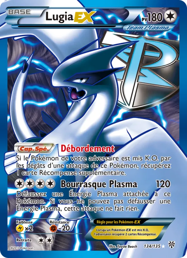 Lugia-EX (Tempète Plasma #134/135)
