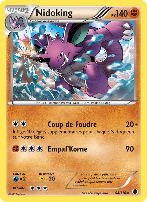 Nidoking (Plasma Freeze #58/116)