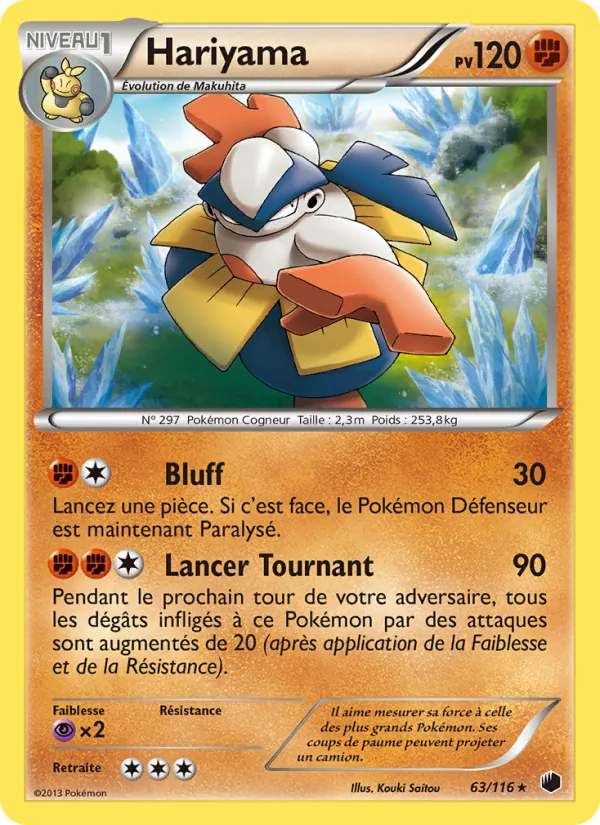 Hariyama (Plasma Freeze #63/116)