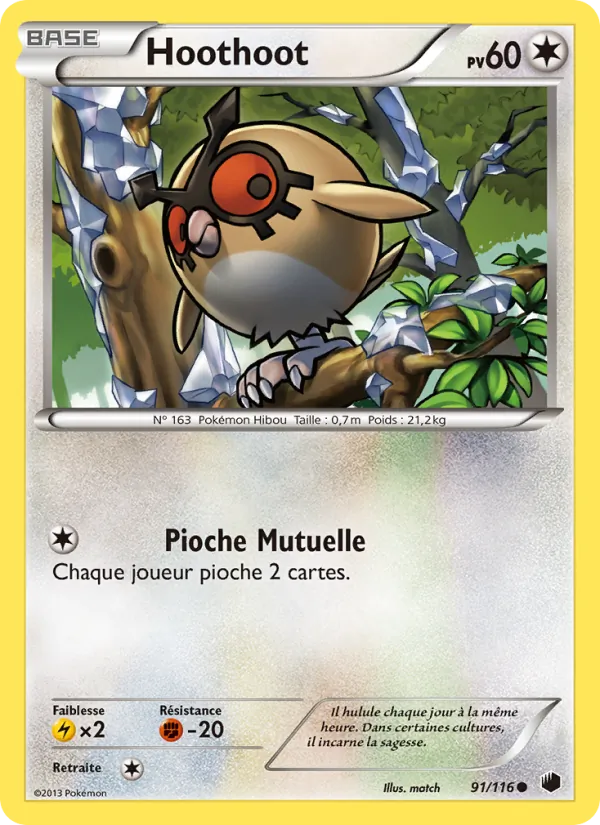 Hoothoot (Plasma Freeze #91/116)