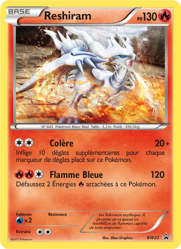 Reshiram (Promo BW #BW23/101)